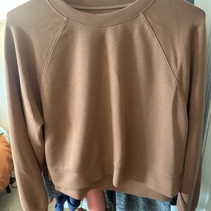 Offline by Aerie Brown Crewneck Sweatshirt